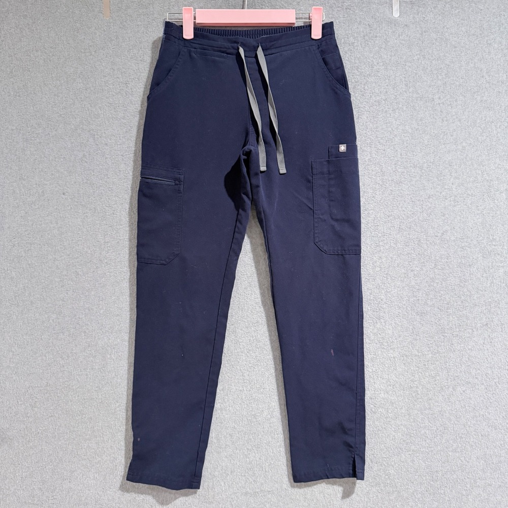 Figs Technical Collection Navy Blue Cargo Scrub Pants Womens XXS P